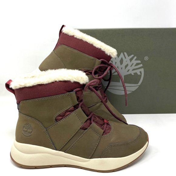 Timberland Shoes - Timberland WOMEN‘S Size 8.5 TB 0A2CR2 901 BOROUGHS PROJECT PULL ON BOOTS Olive